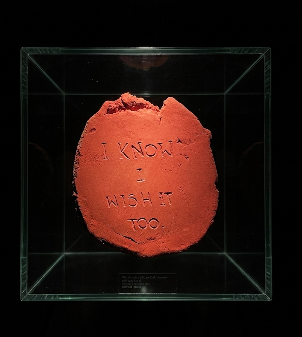 Ceramic token: I Know I Wish It Too
